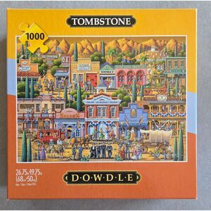 Buffalo Games Dowdle Tombstone 1000 pc Eric Dowdle 2024 Complete Preowned